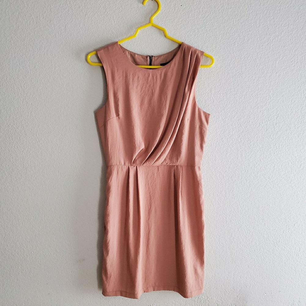 Topshop Tall Peach Dress - size 6